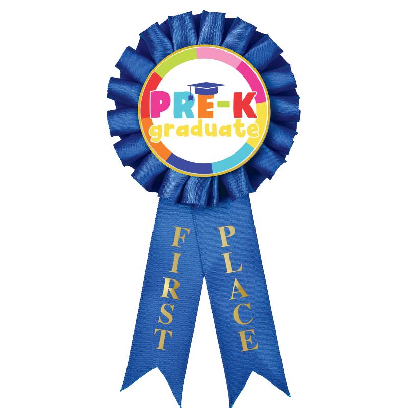 1ST PLACE MYLAR ROSETTES