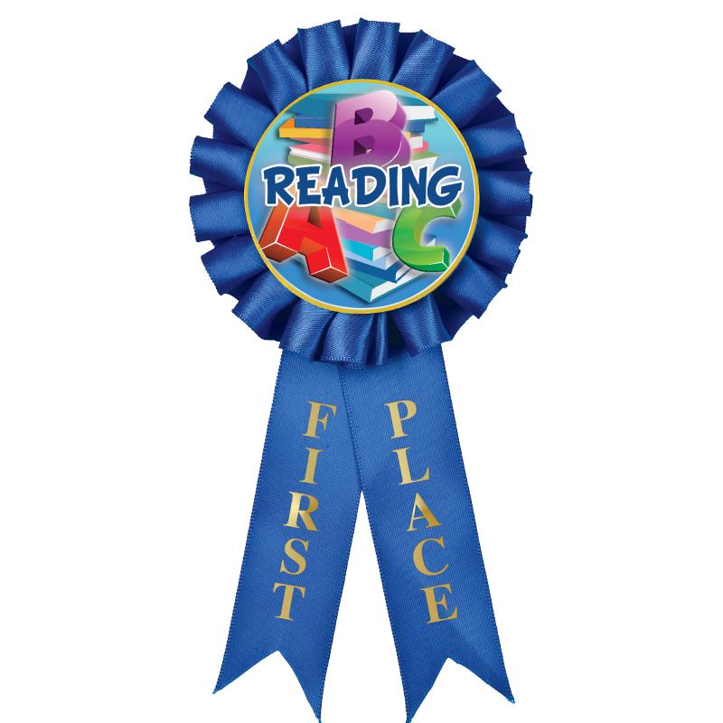 1ST PLACE MYLAR ROSETTES