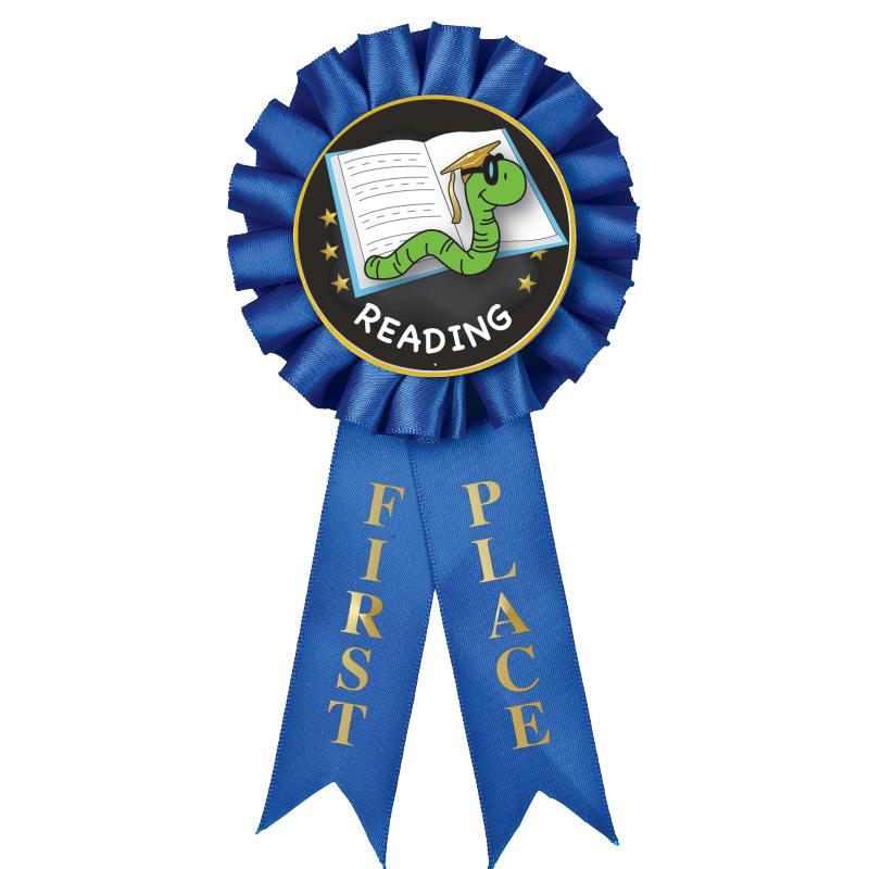 1ST PLACE MYLAR ROSETTES