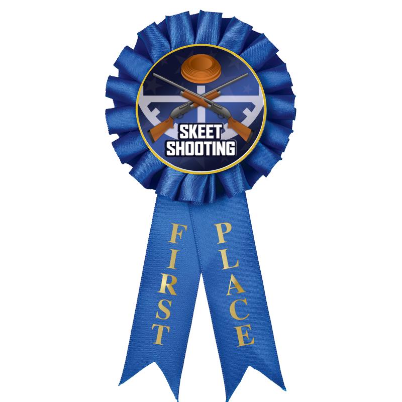 1ST PLACE MYLAR ROSETTES