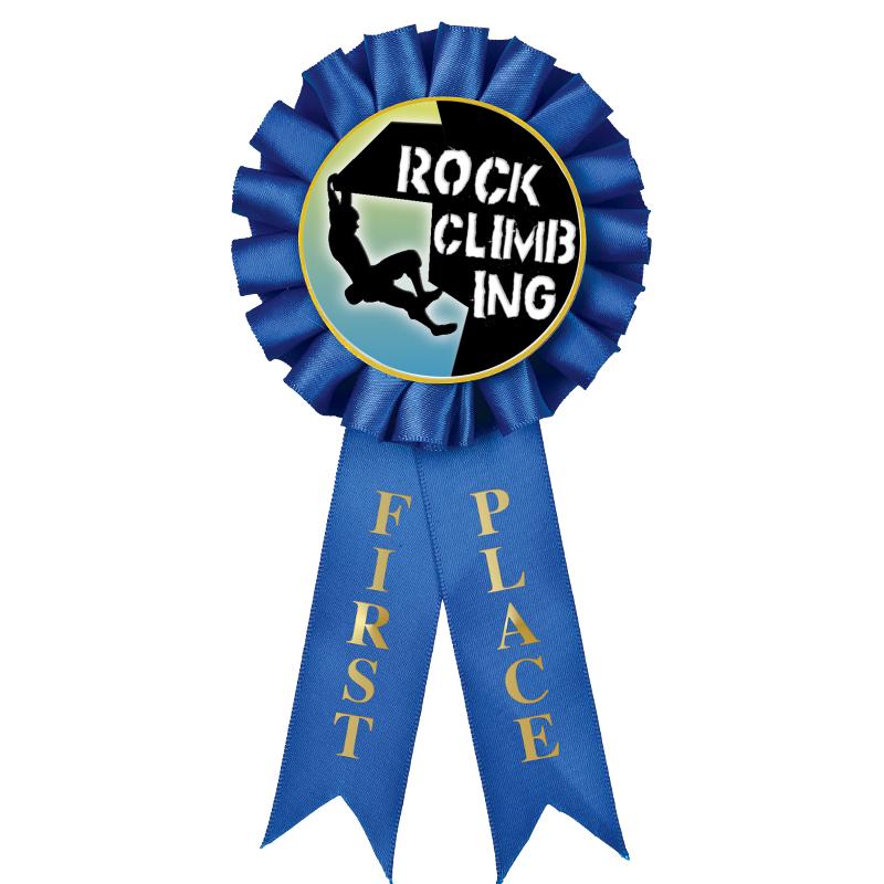 1ST PLACE MYLAR ROSETTES