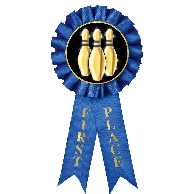 1ST PLACE MYLAR ROSETTES