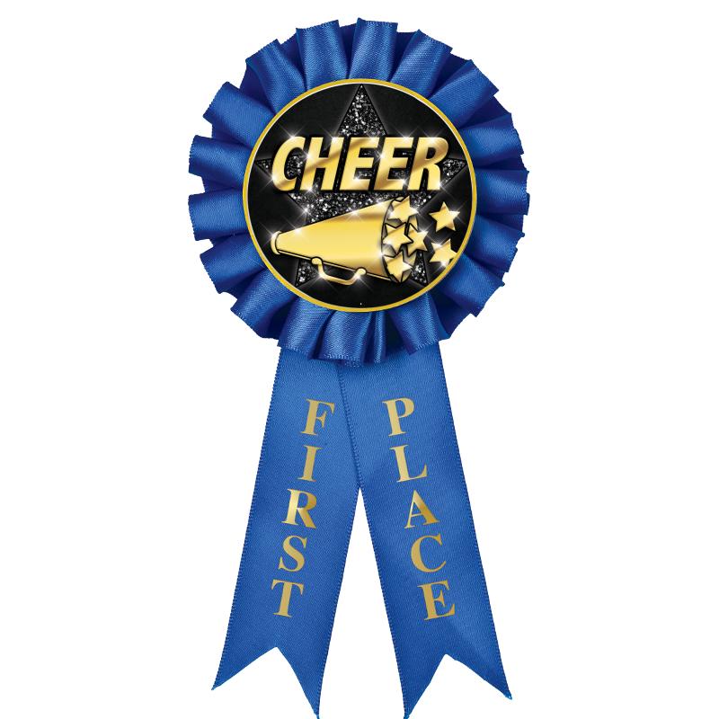 1ST PLACE MYLAR ROSETTES