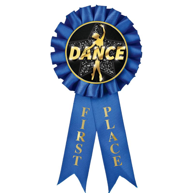 1ST PLACE MYLAR ROSETTES