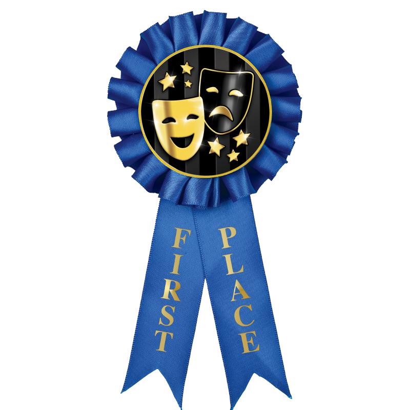 1ST PLACE MYLAR ROSETTES