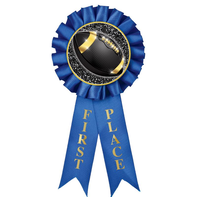 1ST PLACE MYLAR ROSETTES