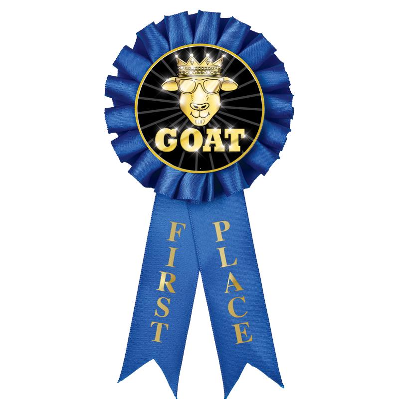 1ST PLACE MYLAR ROSETTES