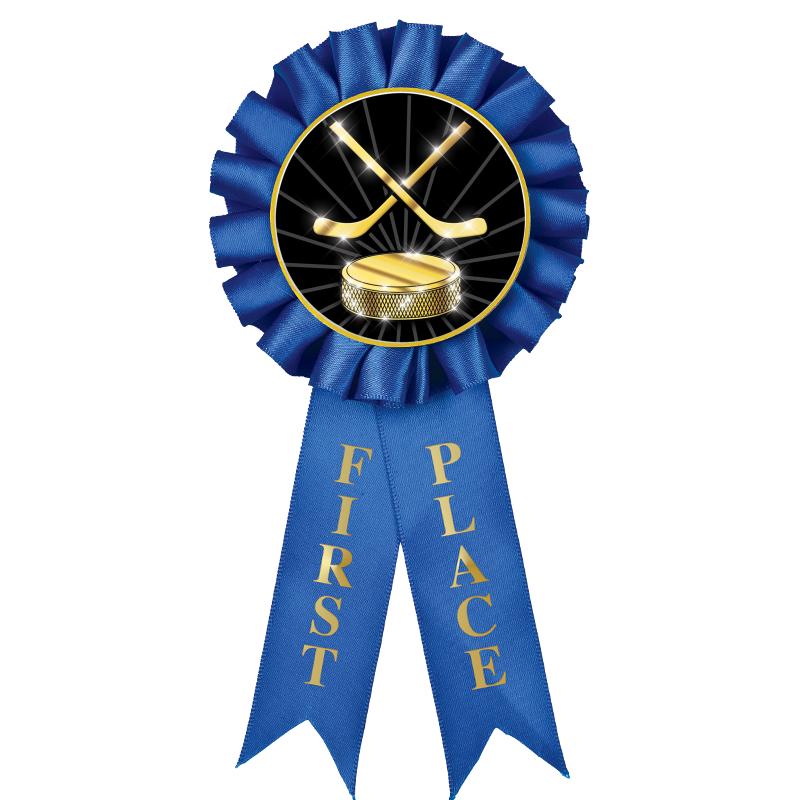 1ST PLACE MYLAR ROSETTES