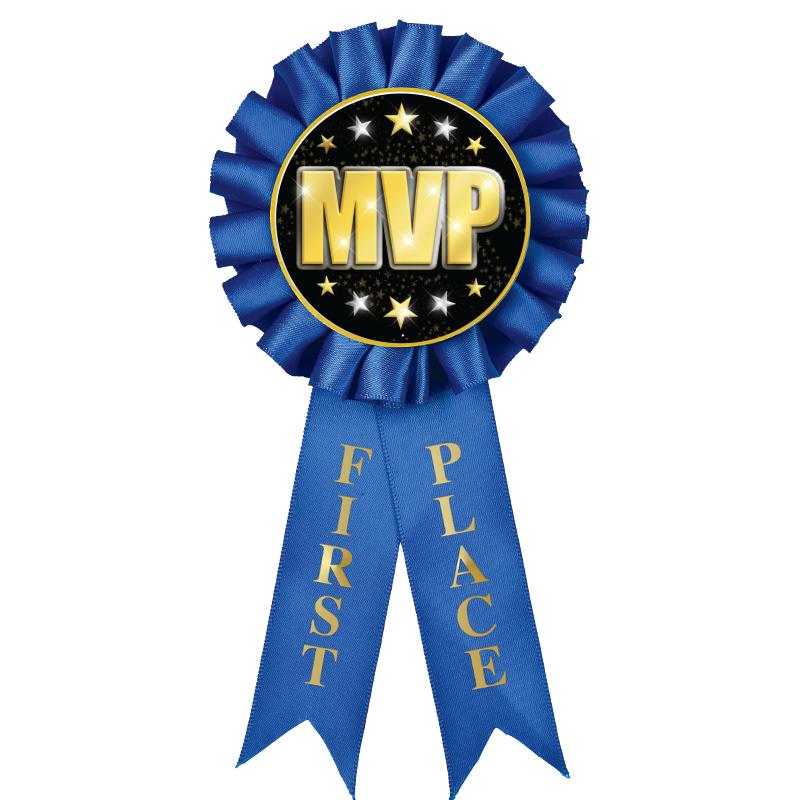 1ST PLACE MYLAR ROSETTES