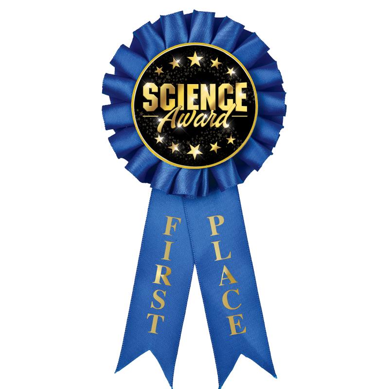 1ST PLACE MYLAR ROSETTES