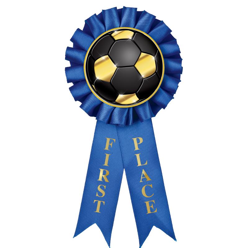 1ST PLACE MYLAR ROSETTES