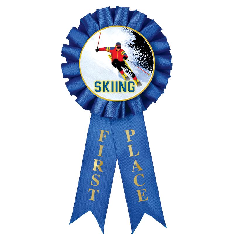 1ST PLACE MYLAR ROSETTES