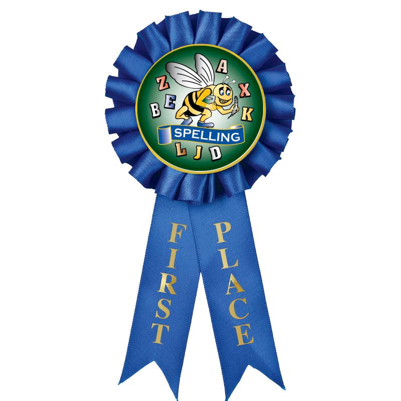 1ST PLACE MYLAR ROSETTES