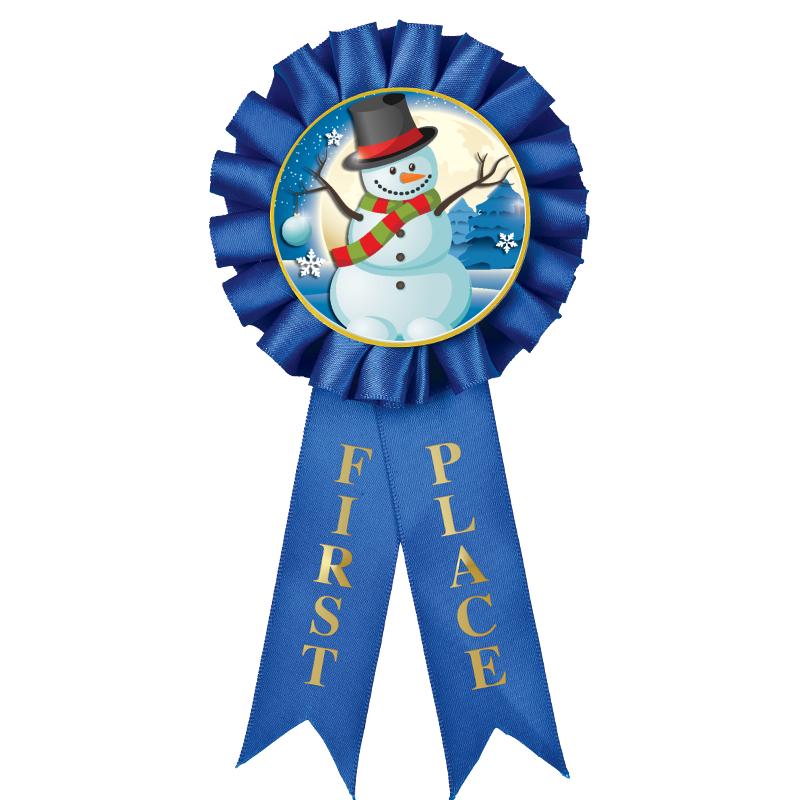 1ST PLACE MYLAR ROSETTES