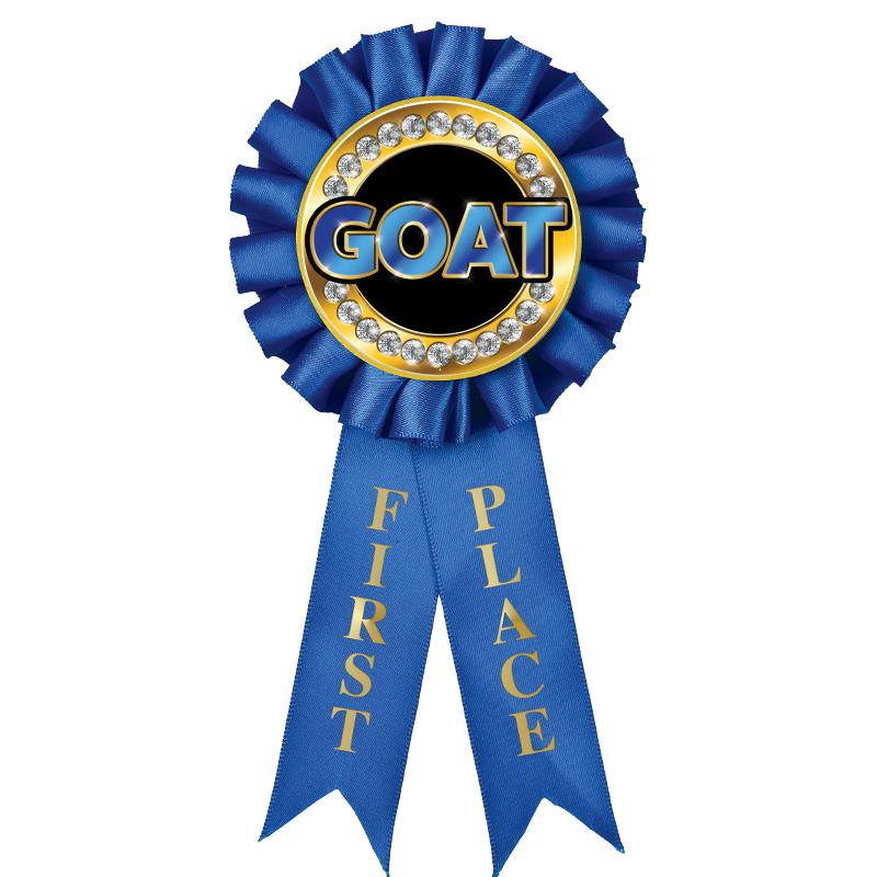 1ST PLACE MYLAR ROSETTES