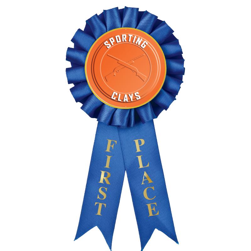 1ST PLACE MYLAR ROSETTES