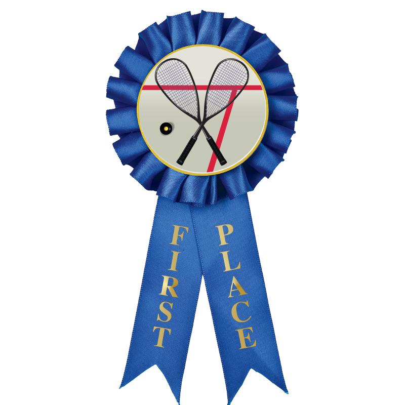 1ST PLACE MYLAR ROSETTES