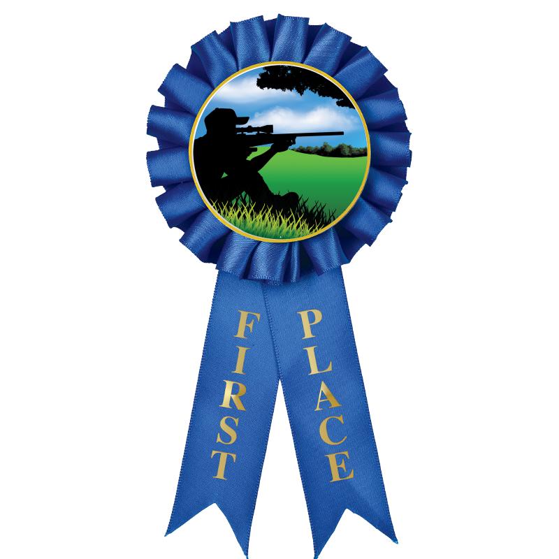 1ST PLACE MYLAR ROSETTES