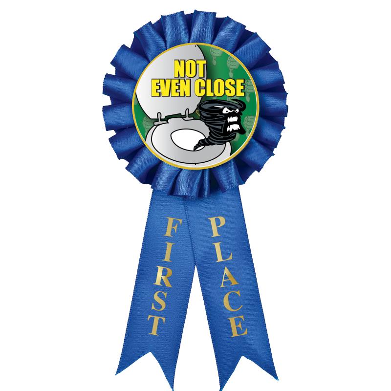 1ST PLACE MYLAR ROSETTES