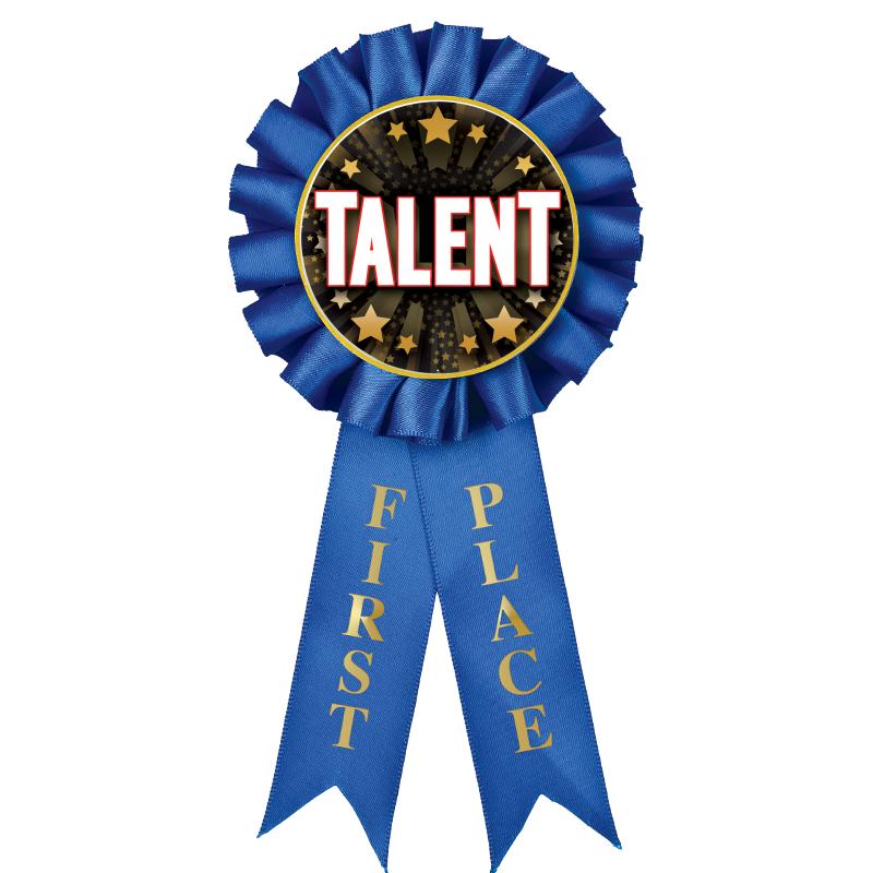 1ST PLACE MYLAR ROSETTES