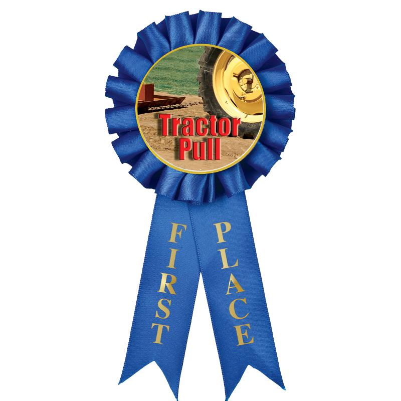 1ST PLACE MYLAR ROSETTES