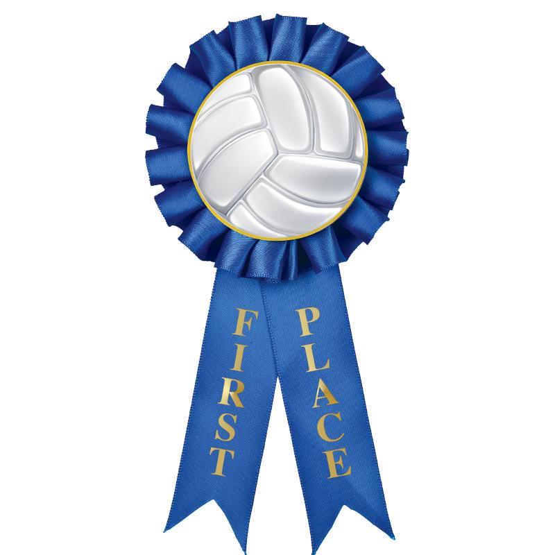 1ST PLACE MYLAR ROSETTES