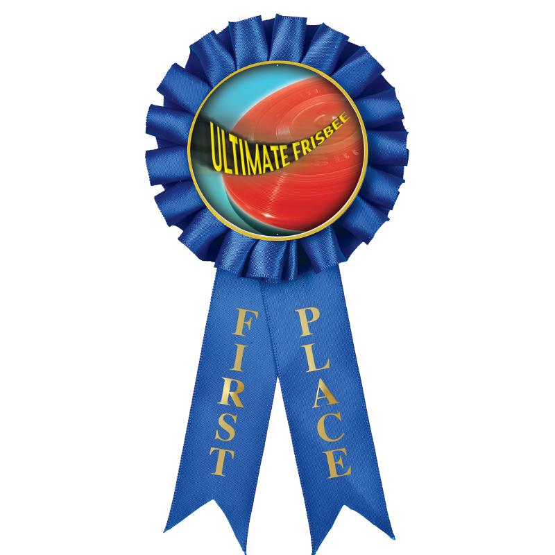 1ST PLACE MYLAR ROSETTES