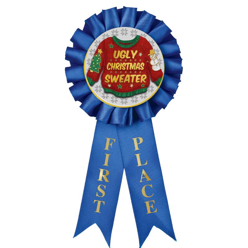 1ST PLACE MYLAR ROSETTES