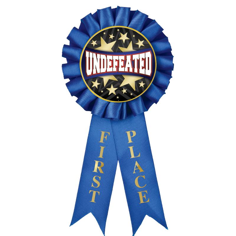 1ST PLACE MYLAR ROSETTES