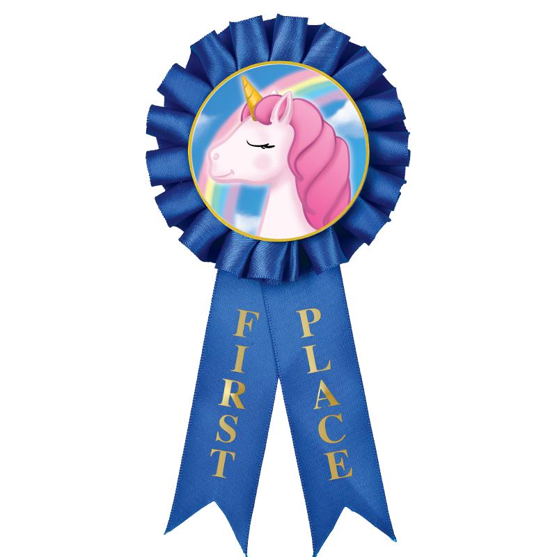 1ST PLACE MYLAR ROSETTES