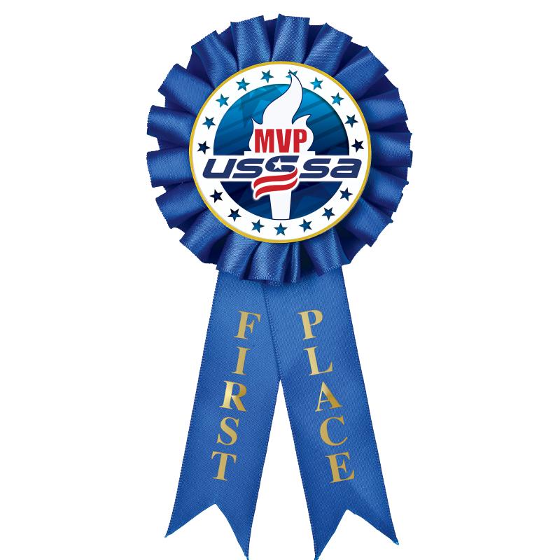 1ST PLACE MYLAR ROSETTES