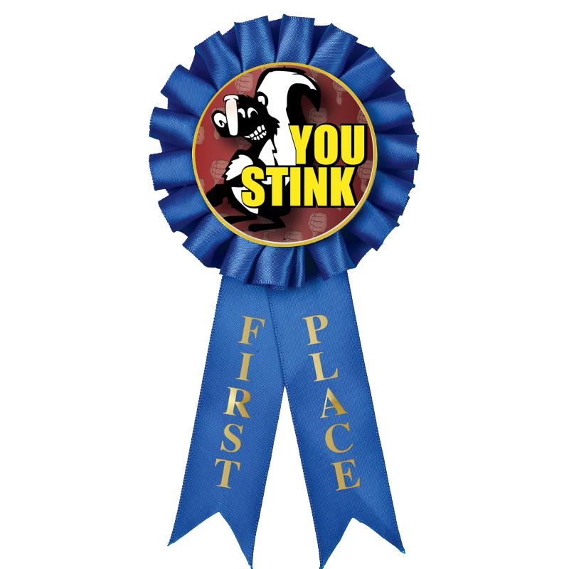 1ST PLACE MYLAR ROSETTES