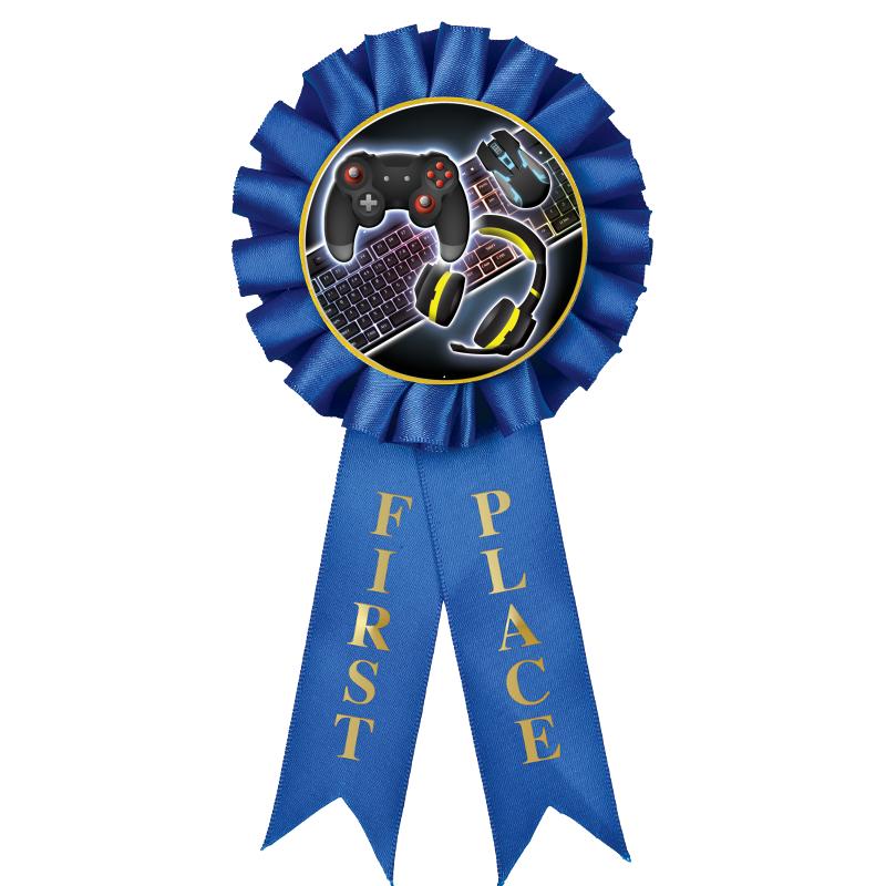 1ST PLACE MYLAR ROSETTES