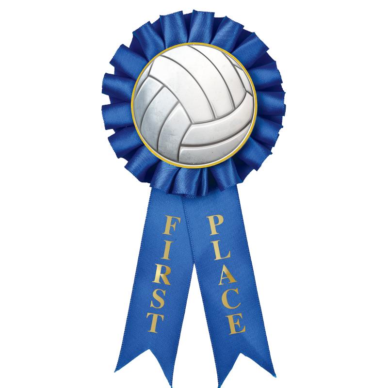 1ST PLACE MYLAR ROSETTES