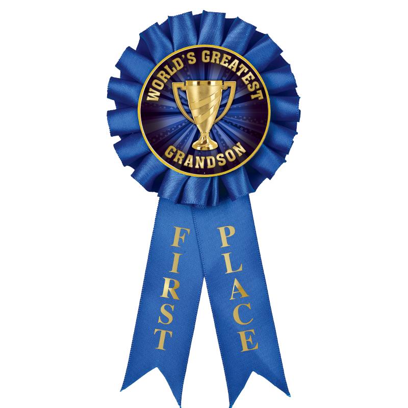 1ST PLACE MYLAR ROSETTES