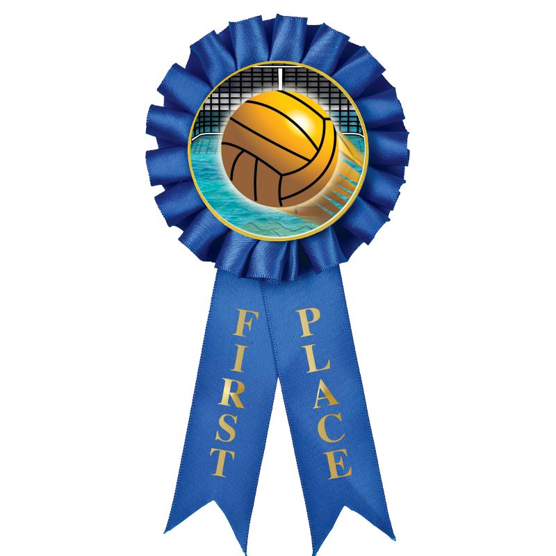 1ST PLACE MYLAR ROSETTES