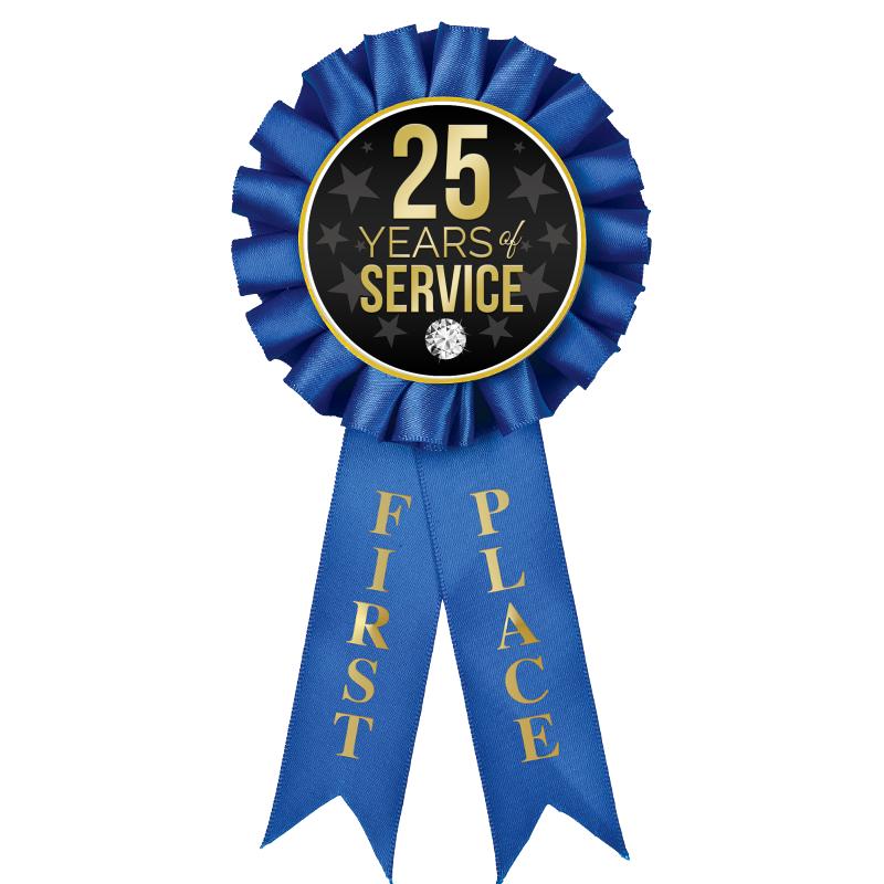 1ST PLACE MYLAR ROSETTES