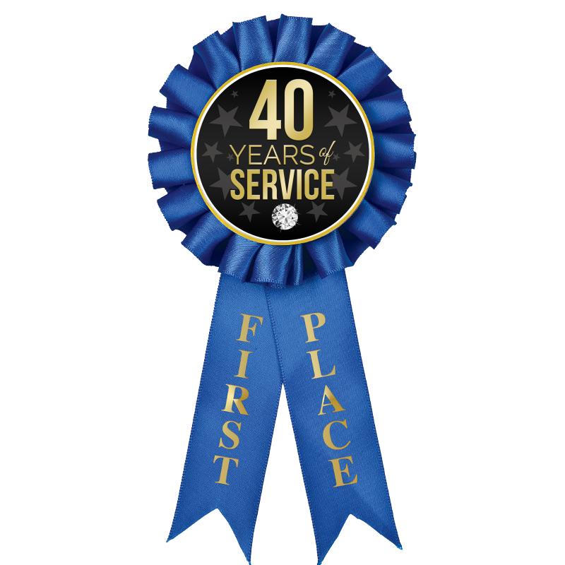 1ST PLACE MYLAR ROSETTES