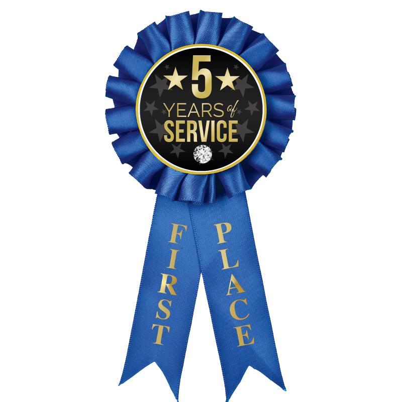 1ST PLACE MYLAR ROSETTES