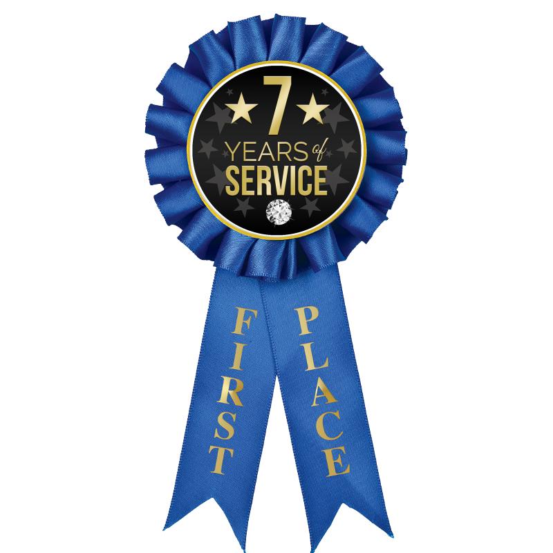 1ST PLACE MYLAR ROSETTES