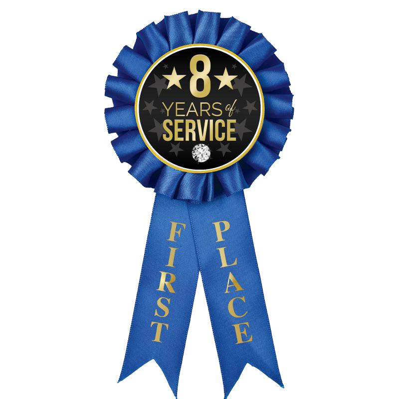 1ST PLACE MYLAR ROSETTES