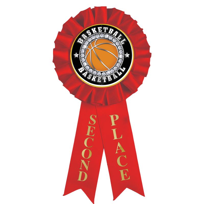 2ND PLACE MYLAR ROSETTES