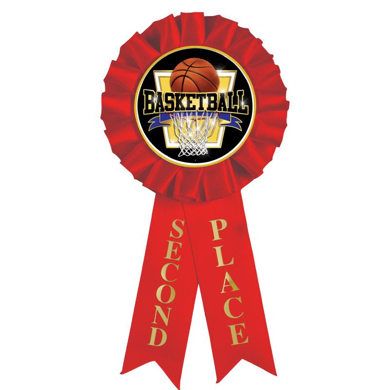 2ND PLACE MYLAR ROSETTES