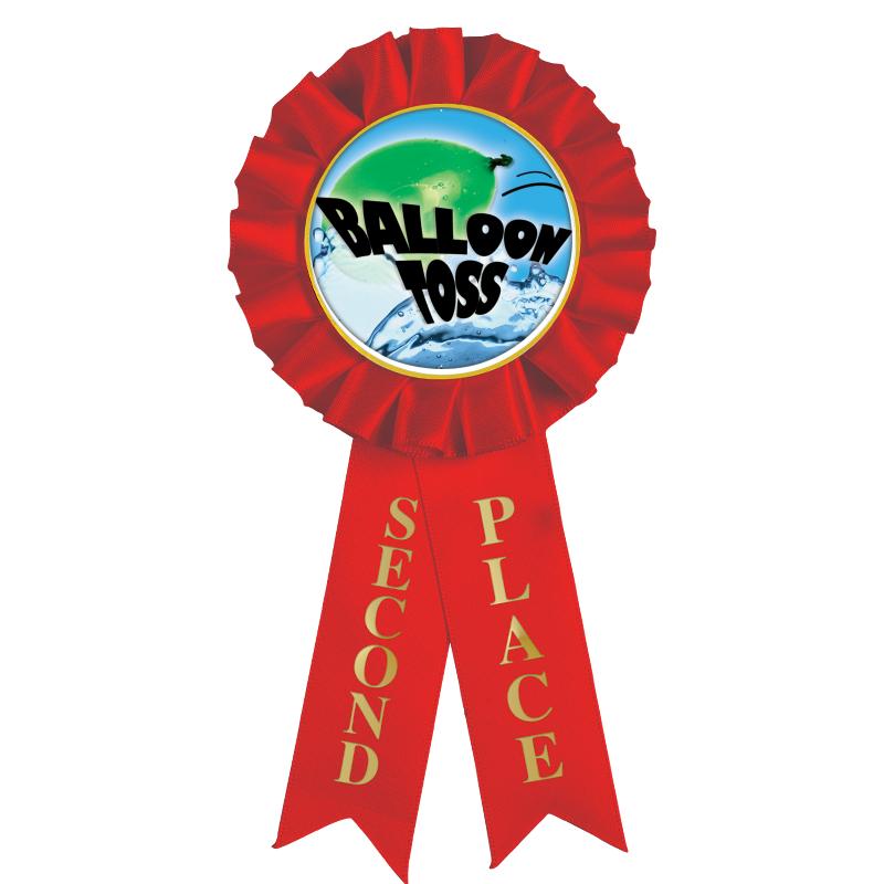 2ND PLACE MYLAR ROSETTES