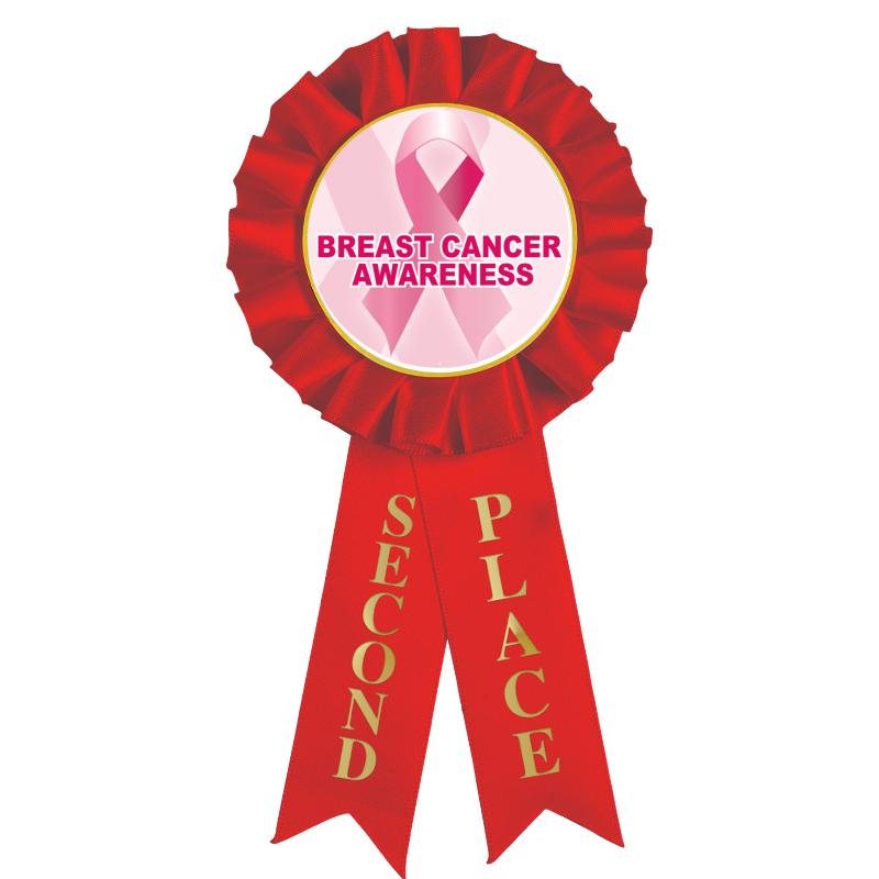 2ND PLACE MYLAR ROSETTES