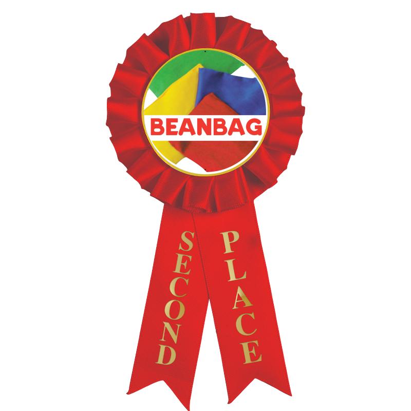 2ND PLACE MYLAR ROSETTES