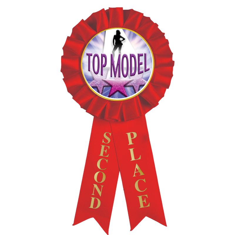 2ND PLACE MYLAR ROSETTES