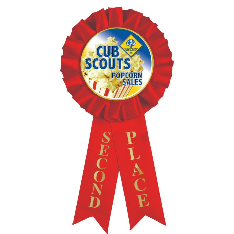 2ND PLACE MYLAR ROSETTES