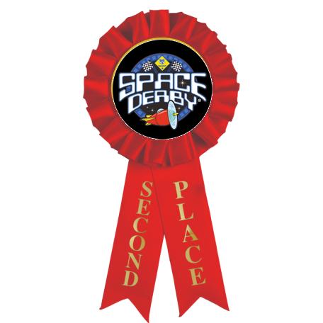 2ND PLACE MYLAR ROSETTES