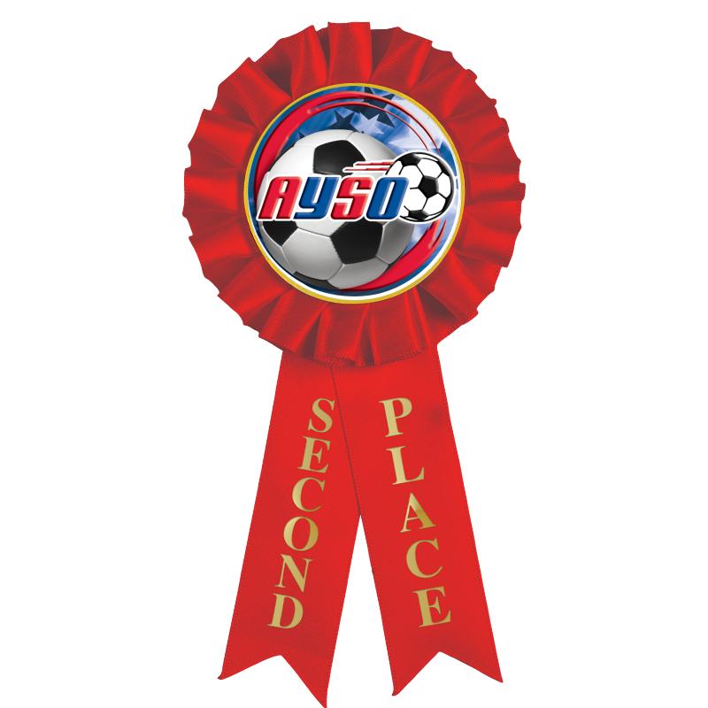 2ND PLACE MYLAR ROSETTES